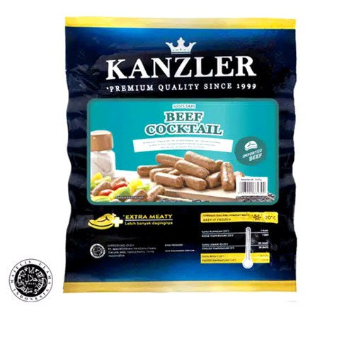 Kanzler Beef Cocktail 250gr | Kanzler Sosis Mini | Cocktail Sausage 250gr