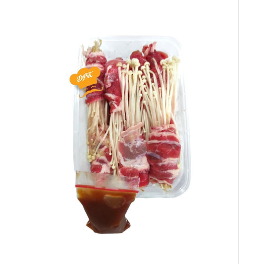 Daging Slice Amrik + jamur Enoki 500gr beef enoki roll inc bumbu
