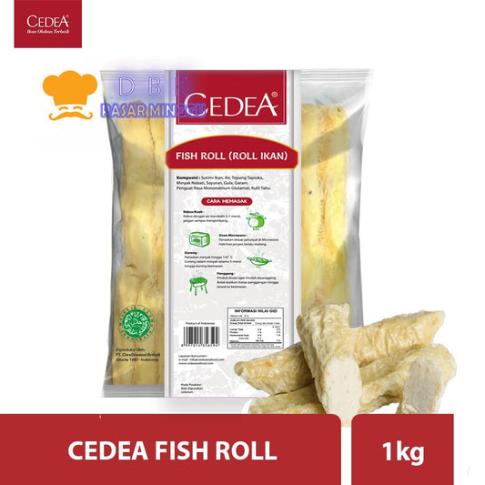 CEDEA FISH ROLL 1KG 40pcs otak otak ikan fish row roll 1KG