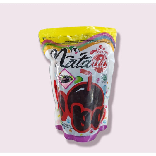 Nataria Popping Boba Blackcurrant - poping anggur 500gr