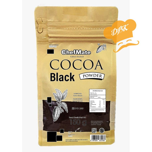 CHEFMATE COCOA POWDER BLACK 150 GR coklat negro bubuk