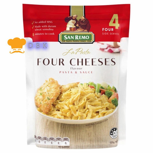 SAN REMO La Pasta Four Cheese Keju 4 Rasa 120 Gr Instant