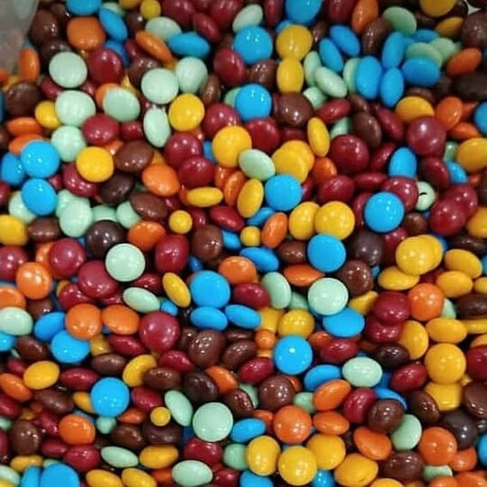 Coklat Chip Rainbow warna warni per ons