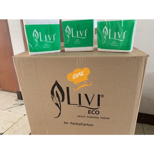 Tissue Livi Eco Multipurpose 150s tisu makan