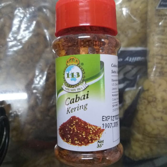 cap113 cabai kering 35gr cabai kasar chili flake