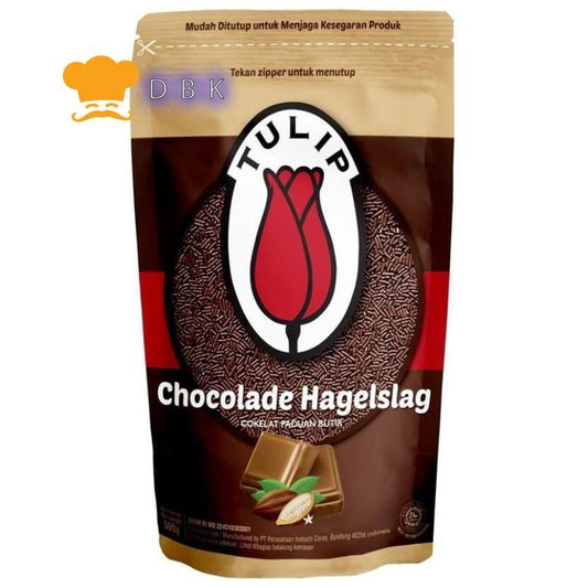TULIP MESES 500 GR POUCH ORIGINAL CHOCOLADE HAGELSLAG choco rice