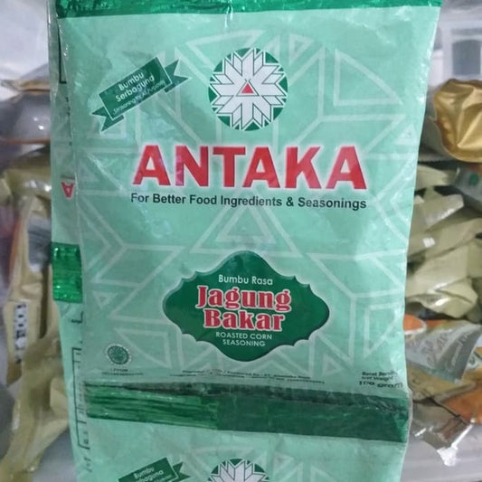Bumbu tabur ANTAKA JAGUNG BAKAR 100gr siap pakai bubuk kentang cimol