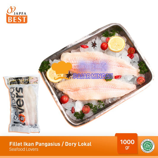 Fillet Ikan Pangasius / Ikan Patin / Dory Lokal Seafood Lovers 1000 gr