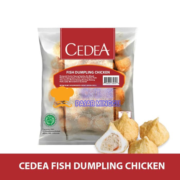 Cedea Fish Dumpling Isi Ayam 250g-500g |Dumpling Ikan isi Ayam