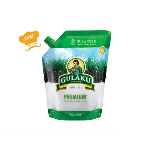 gulaku 750gr pouch gula pasir sugar dengan tutup putar