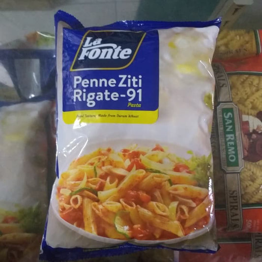 lafonte penne makaroni 500gr pasta penneziti rigate 91