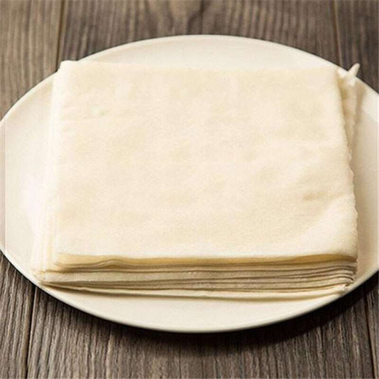 Kulit Dimsum /Pangsit Kotak 50 lembar 4x4cm isi 50 lembar