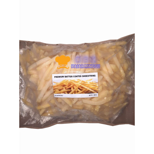 McCain Kentang Premium Butter Coated Shoestring 800g | Premium Butter Coated French Fries 800g