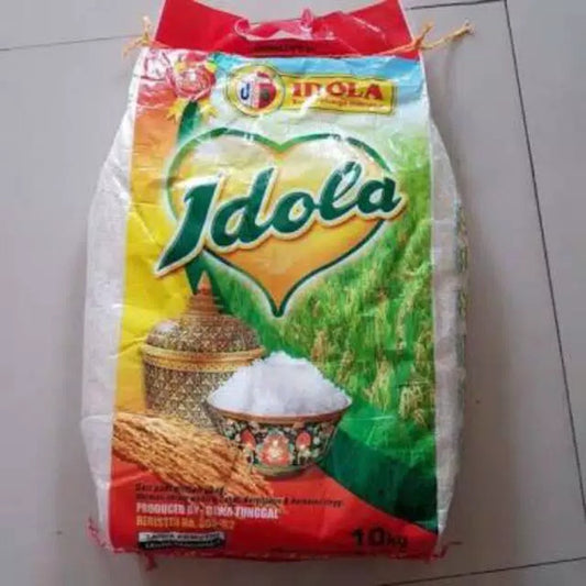 beras idola 10kg pulen sedang original segel