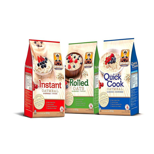 CAPTAIN OAT oatmeal 800gr instant, quick cook quaker havermout