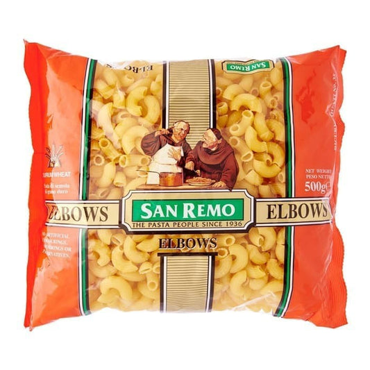 san remo elbow 500gr makaroni elbow pasta