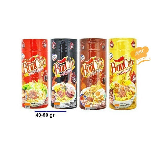 BonCabe Original Botol Level 15 10 30 Bon Cabe Kobe cabe bubuk cabai tabur