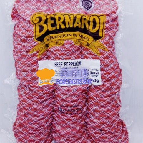 Bernardi Beef Pepperoni 500gr | Beef Bulat Toping Pizza 500GR