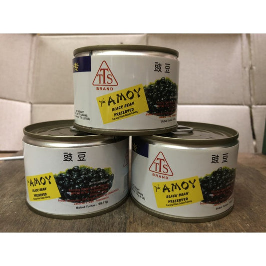 Amoy tausi kacang hitam kaleng tochi douchi 182gr black beans