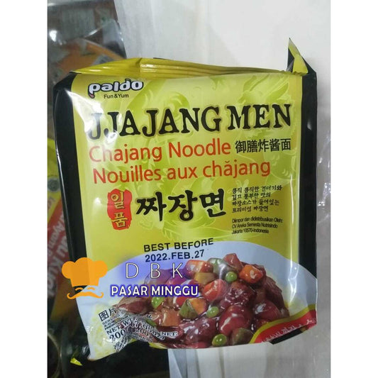 PALDO JJAJANGMEN JAJANGMYUN JJAJANGMYEON Black Bean Sauce Korean mie hitam