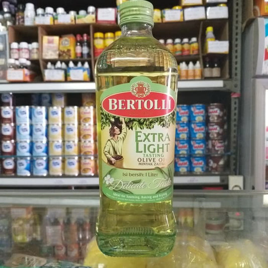 Bertolli extra light olive oil 1lt untuk masak