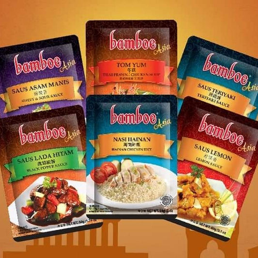 BAMBOE berbagai SAUS [asam manis lemon teriyaki lada hitam]