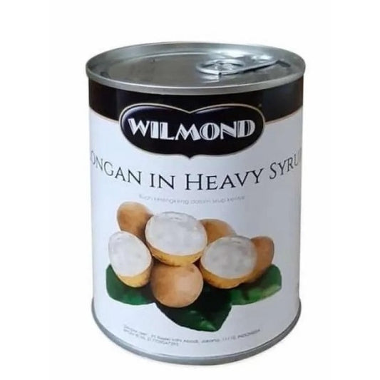 Wilmond Longan In Heavy Syrup Canned Minuman Buah lengkeng Kaleng 565g
