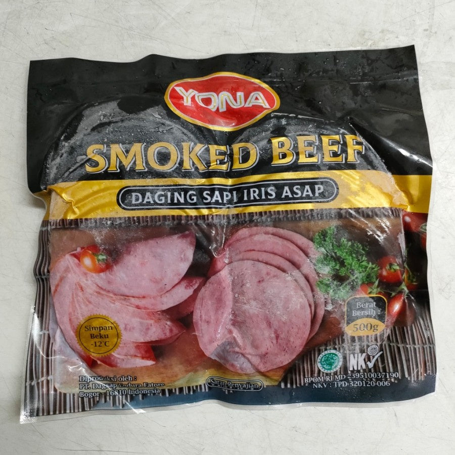 Yona Smoke Beef 500gr | Yona Daging Sapi Asap SMOKE BEEF 500GR Yona