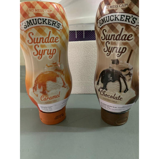 selai topping smucker 567gr caramel coklat straw smuckers