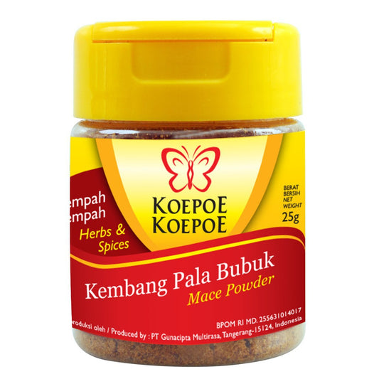 Koepoe-Koepoe Kembang Pala Bubuk 25gr / Mace Powder kupu kupu