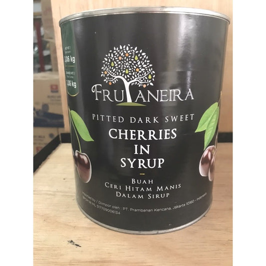 Cherry Hitam tanpa tangkai 100gr Fruitaneira Dark Sweet Cherries