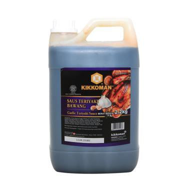 kikkoman garlic teriyaki 200gr saus teriyaki bawang halal bbq