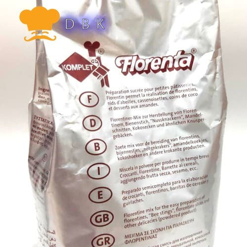 florenta 500gr tepung premix kue florentine cookies caramel powder dbk
