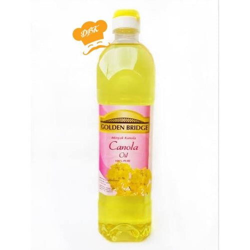 Minyak kanola Golden Bridge Canola Oil 100% pure 1 liter 1lt