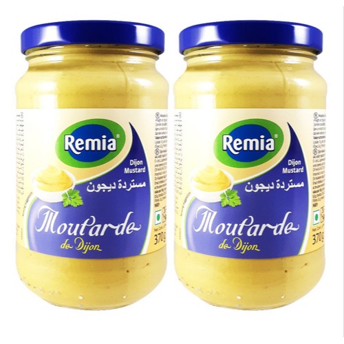 REMIA mustard dijon 370gr de dijon gluten free bukan maestro