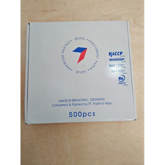 Baking paper 24 x 24cm kertas roti kue 6-8x pakai
