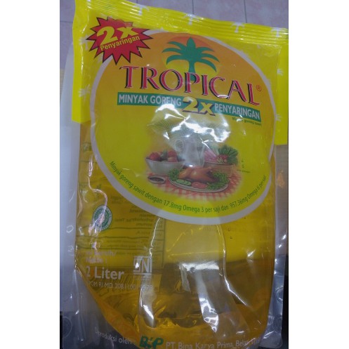 minyak goreng tropical 2lt