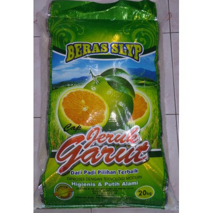 beras jeruk 20kg pulen sedang original segel asal garut