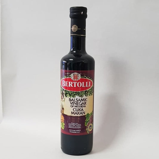 BERTOLLI BALSAMIC VINEGAR 500ml dressing salad cuka makan