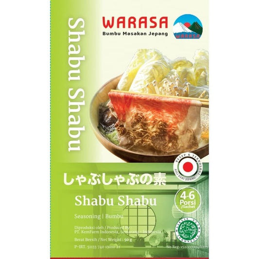 Bumbu Daging Shabu Shabu Warasa No MSG 50gr Halal