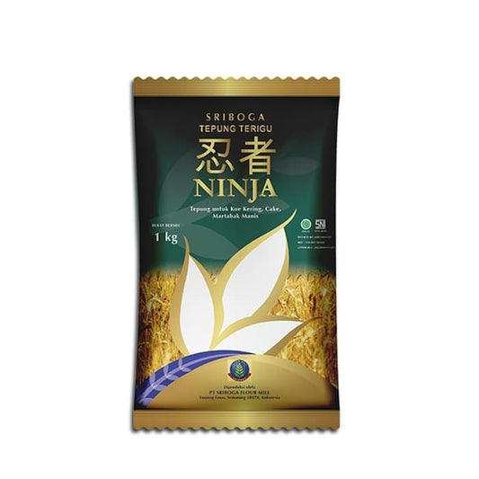 SRIBOGA NINJA 1kg tepung terigu protein rendah premium
