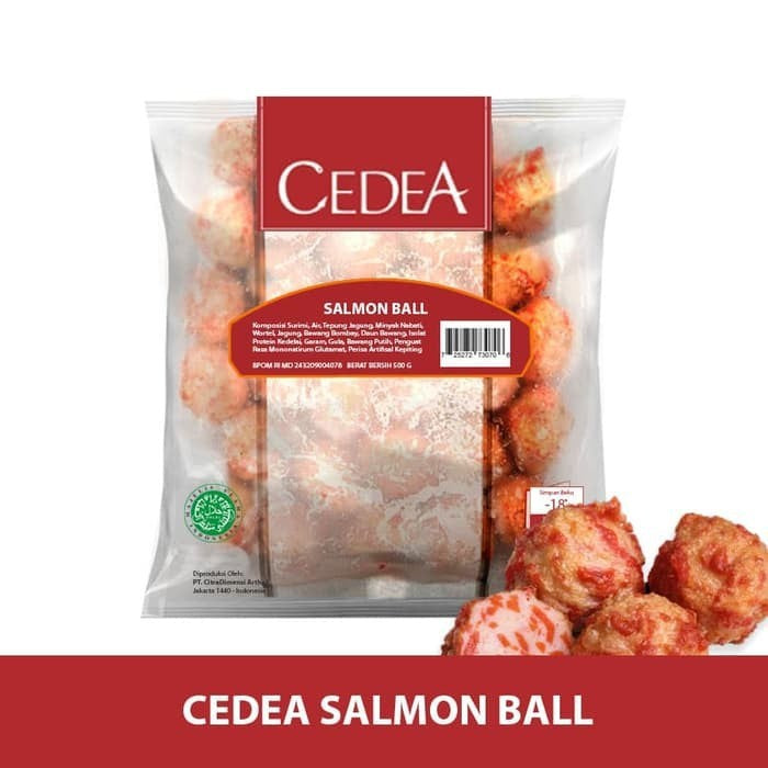 CEDEA Salmon Ball [500g]/Bakso Salmon 500gr-250gr