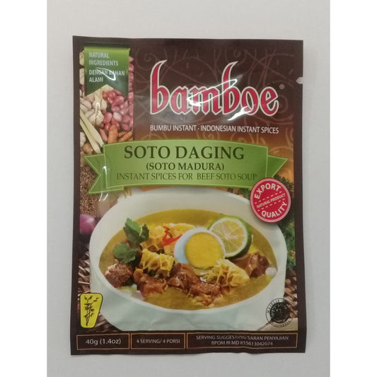 Bamboe hitam soto daging / soto madura 40 gr