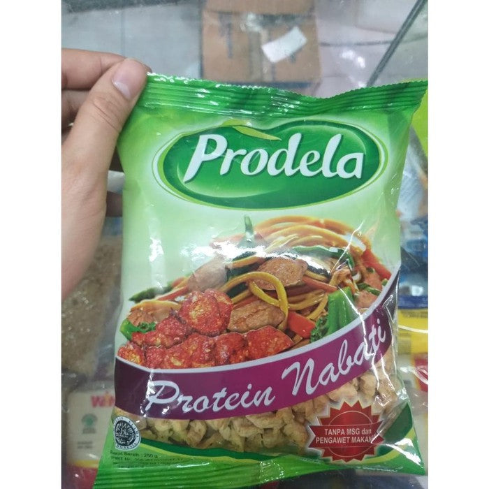 PRODELA 250gr protein nabati vegetarian mirip daging mie ayam nomsg ...