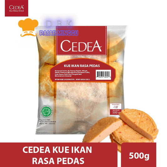 Cedea Kue Ikan Rasa Pedas 500g | Cedea Spicy Fish Cake