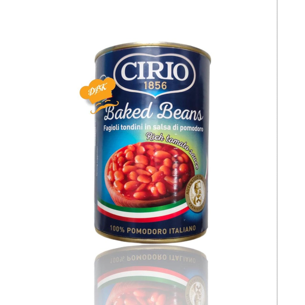 baked beans CIRIO 420gr kacang panggang saus tomat mirip ayam brand