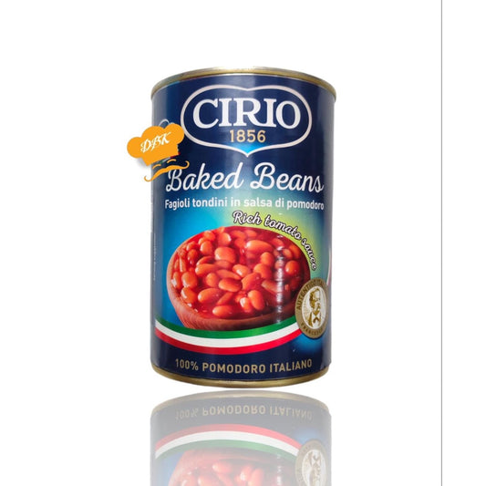 baked beans CIRIO 420gr kacang panggang saus tomat mirip ayam brand