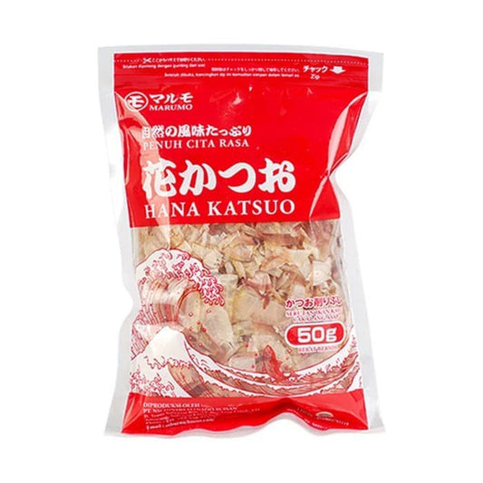 Marumo Hana Katsuo katsuobushi bonito flakes 50gr takoyaki kulit ikan Cakalang