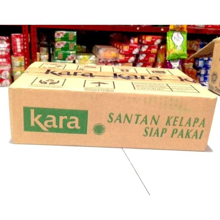 [DUS] kara 200ml x 10pcs santan kara kotak