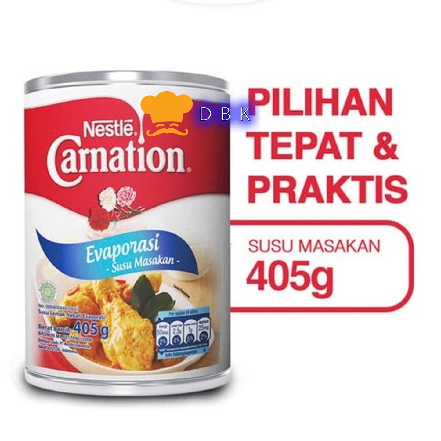 Nestle Carnation Susu Evaporasi 405gr